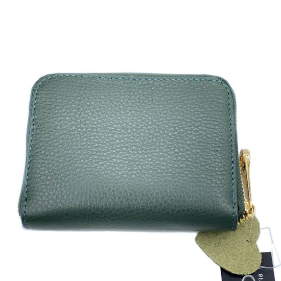 Сумка Di Gregorio зеленая кожаная - фото 7, 