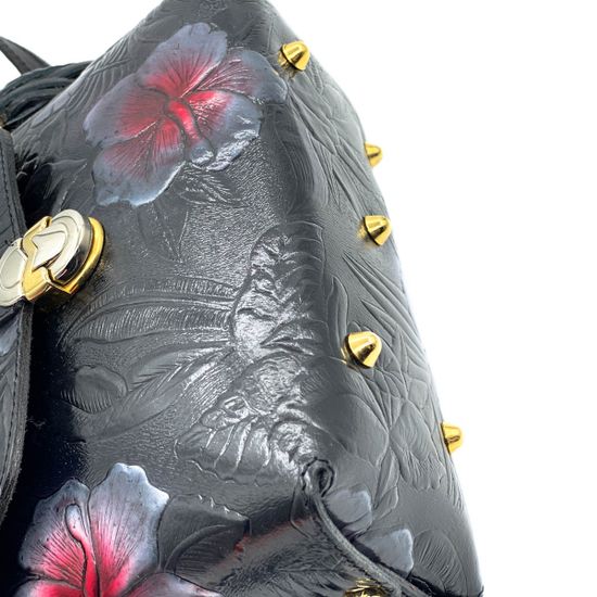 Сумка Marino Orlandi черная кожаная - фото 5, 