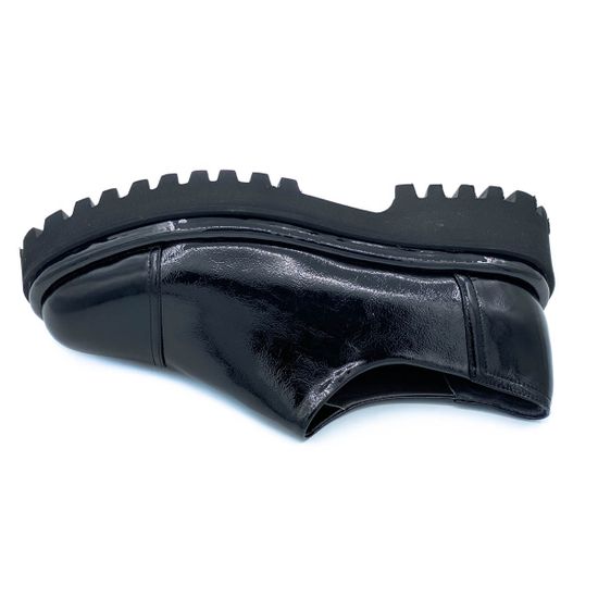 Полуботинки Tuffoni черные из лакированной кожи демисезонные - фото 5, 