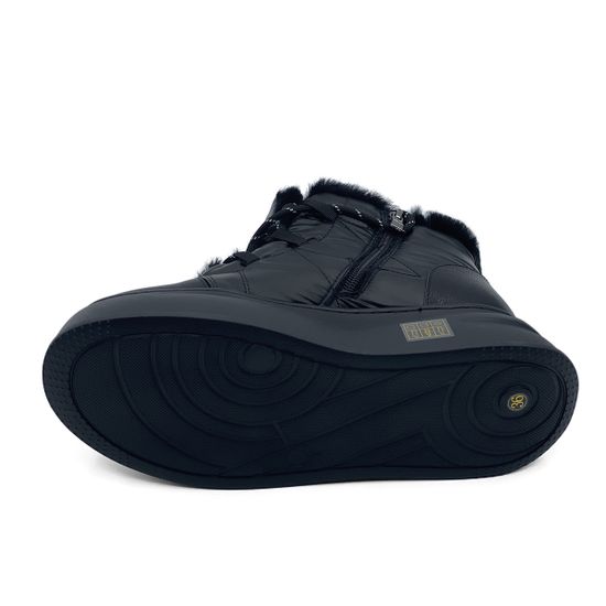 Ботинки Ilasio Renzoni черные кожа/текстиль на меху - фото 4, M105 IR NERO