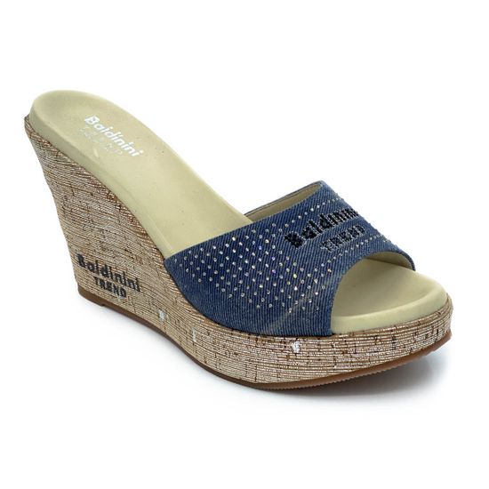 Сабо Baldinini синие джинсовые - фото 2, 