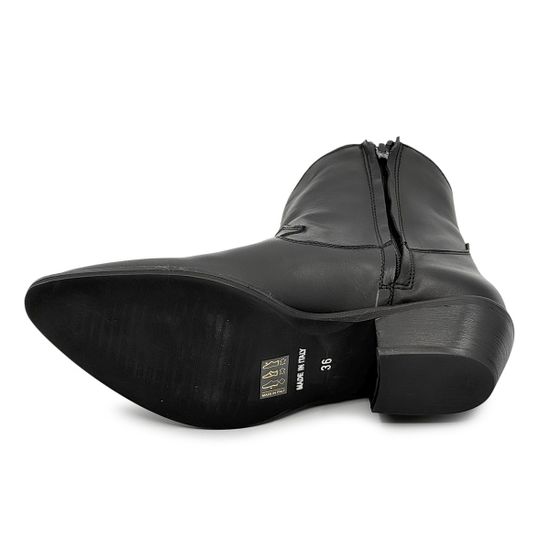 Ботинки-казаки NILA&amp;NILA черные кожаные демисезонные - фото 4, DJ-PT09 NIL NERO