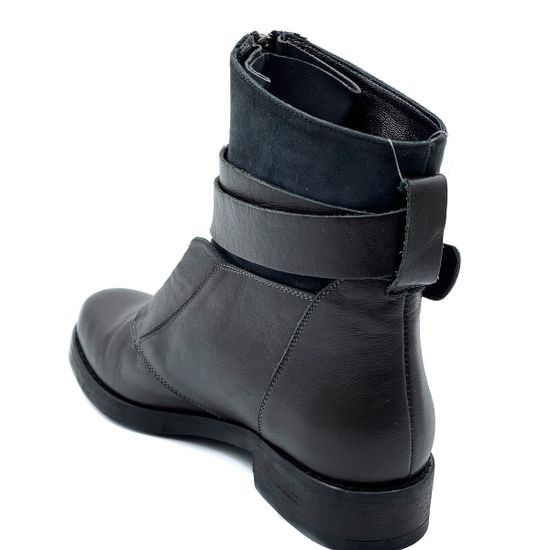 Ботинки Cover серые МЕХ - фото 3, 5908-2 COV GRIGIO