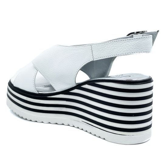 Босоножки Cover белые - фото 3, 
