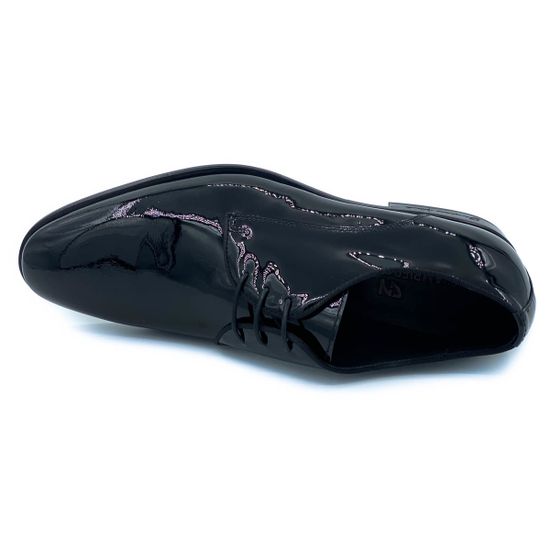 Туфли Giampieronicola черные из лакированной кожи - фото 5, 32857 GPN