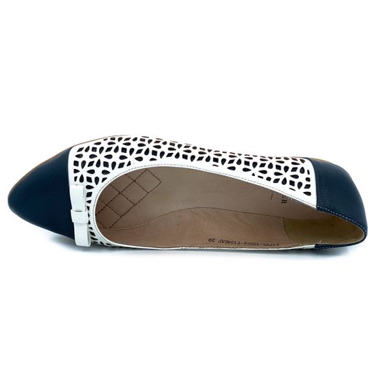 Балетки Cover бело-синие - фото 4, 