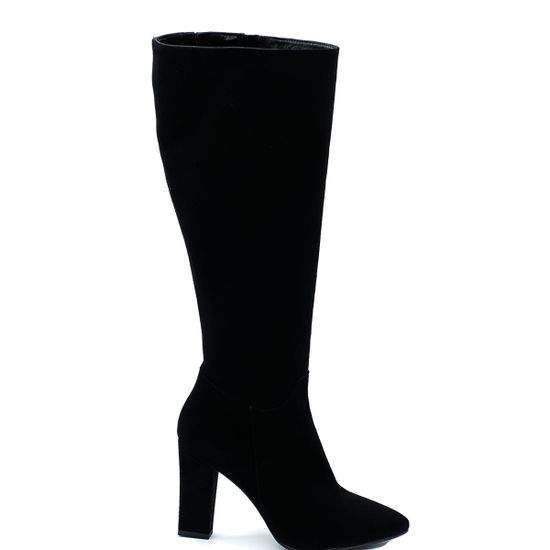 Сапоги Isabelle черные замшевые байка - фото 1, A327 ISAB