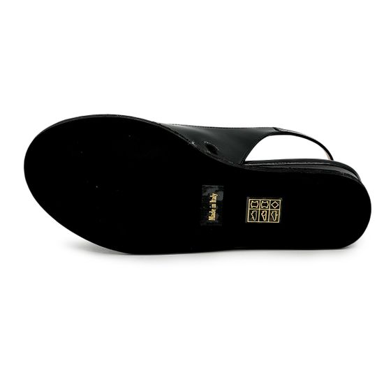 Босоножки ilasio Renzoni черные лакированная кожа - фото 4, H6590 IR NERO