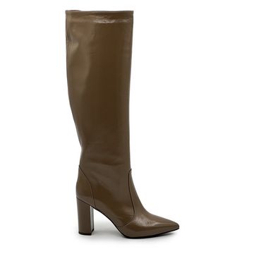 Сапоги Tiffi бежевые кожаные демисезонные - фото 1, N658/R TI BEIGE