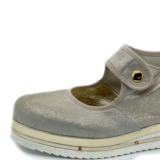 Босоножки Mara золотые - фото 6, 