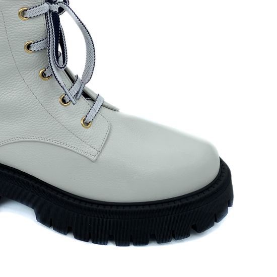 Ботинки Ilasio Renzoni белые кожаные Байка - фото 5, 4829 IR BIANCO