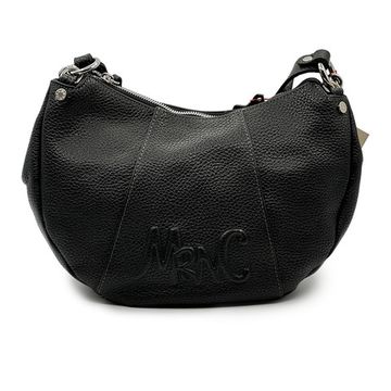 Сумка Marina Creazioni черная кожаная &quot;полумесяц&quot; - фото 1, B6900 MC NERO