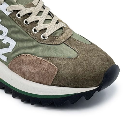 Кроссовки BUTTERI зеленые кожа/замша - фото 6, 48525-B BUT VERDE