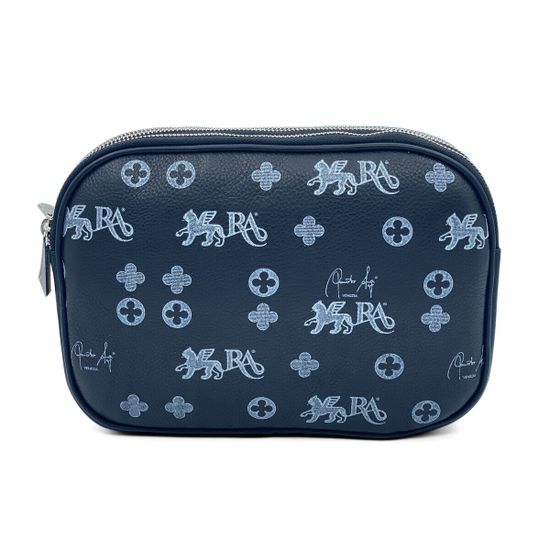 Сумка кросс-боди Renato Angi черная с принтом кожаная - фото 1, 