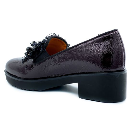 Полуботинки женские Donna Soft лак бордо - фото 3, DS0492 DS