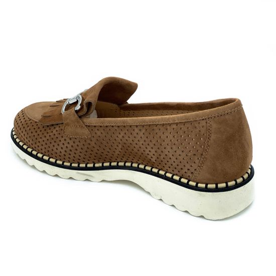 Лоферы Donna Soft коричневые замшевые - фото 3, DS1467 DS