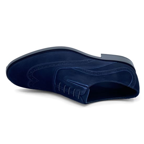 Туфли Bruno Antolini синие замшевые демисезонные - фото 5, 98085 BA BLU