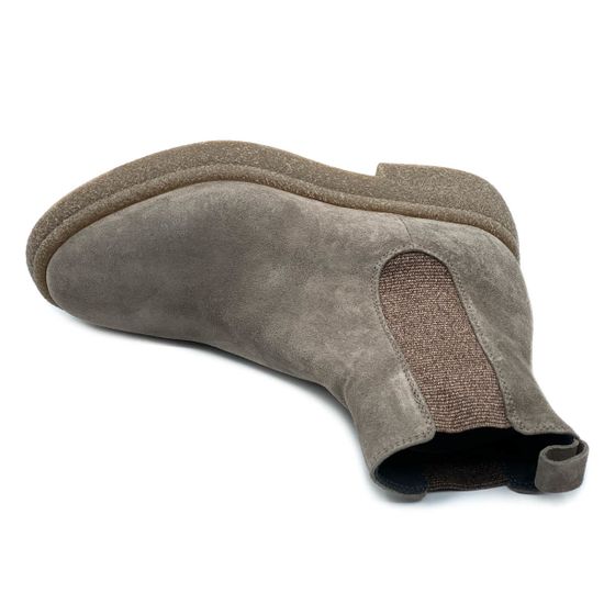 Ботинки Fru.it бежевые замшевые демисезонные - фото 5, 