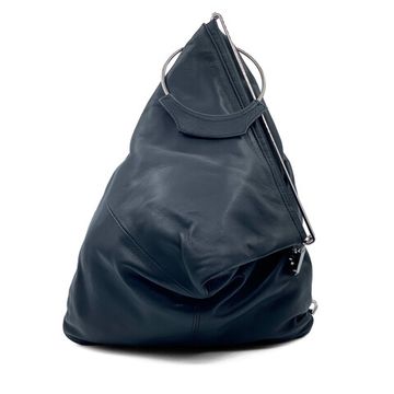 Сумка-рюкзак Renato Angi черная кожаная - фото 1, 2609381 RA NERO