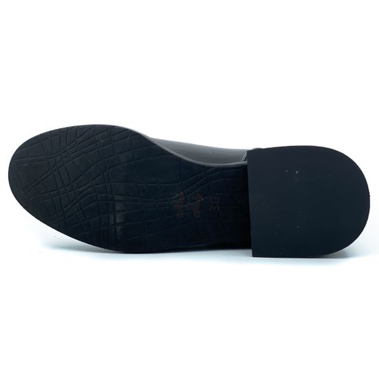 Ботинки женские Mimmu из натуральной кожи черного цвета - фото 4, 