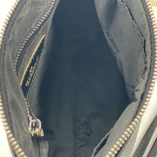 Сумка Marina Creazioni черная кожаная с ящеркой - фото 5, 