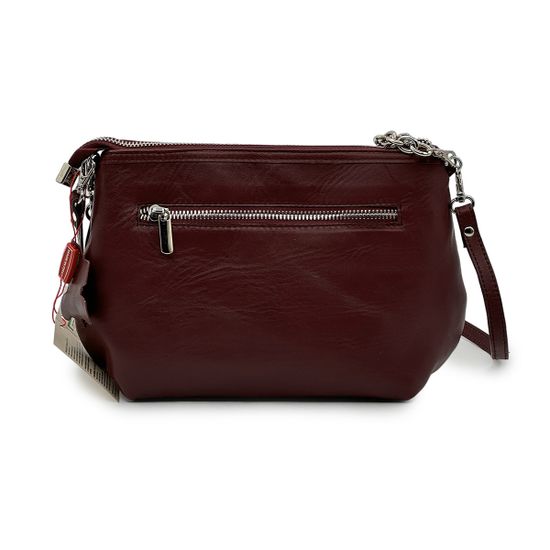 Сумка Marina Creazioni бордовая кожаная стеганая - фото 3, B7166 MC BORDO