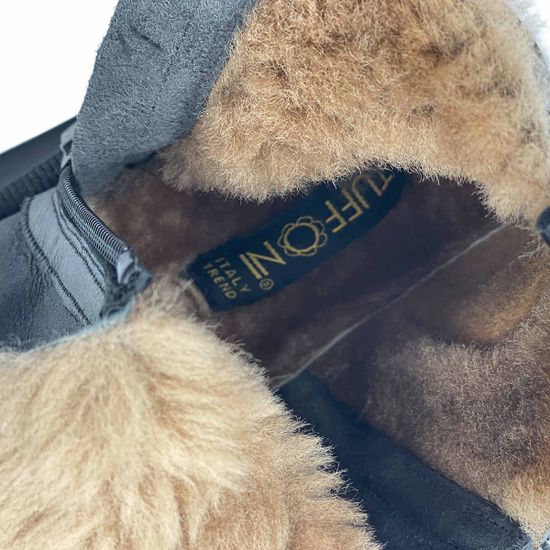 Ботинки Tuffoni черные кожаные на меху - фото 7, 6923011LF TUF NERO