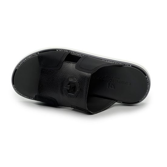 Шлепанцы GIAMPIERONICOLA черные кожаные - фото 5, A5709A GPN