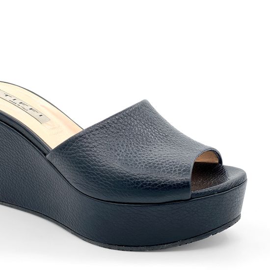 Сабо Tiffi черные кожаные - фото 6, 405/Z60 TI