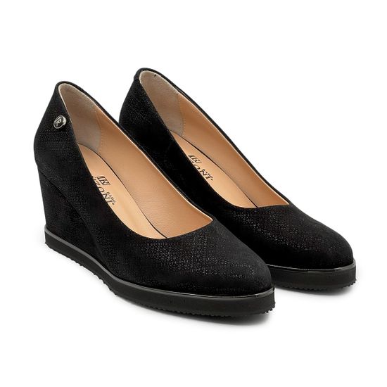 Туфли Ilasio Reanzoni черные замшевые - фото 8, Н7748 IR NERO