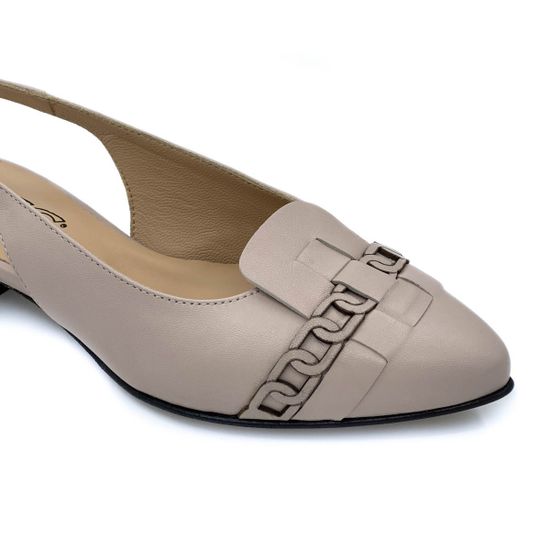 Туфли Donna Soft пудровые кожаные - фото 6, MOT1976 DS JAPAN