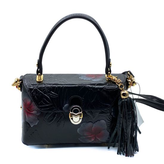 Сумка Marino Orlandi черная кожаная - фото 1, 