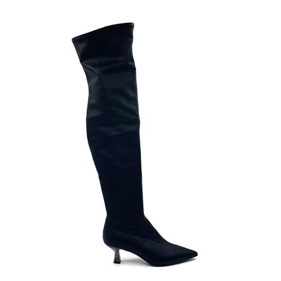 Сапоги Fru.It черные кожаные демисезонные - фото 1, 8555 FR