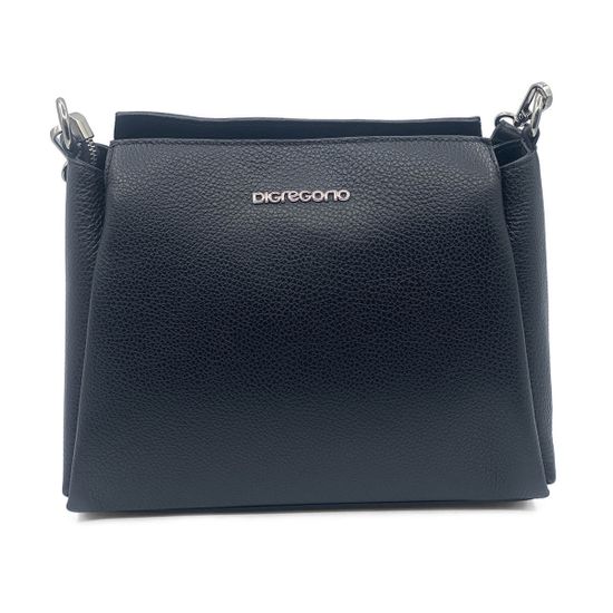 Сумка Di Gregorio черная кожаная - фото 1, 