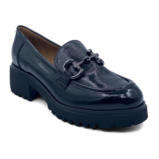 Лоферы Donna Soft черные наплак демисезонные - фото 2, DS1881 DS NERO