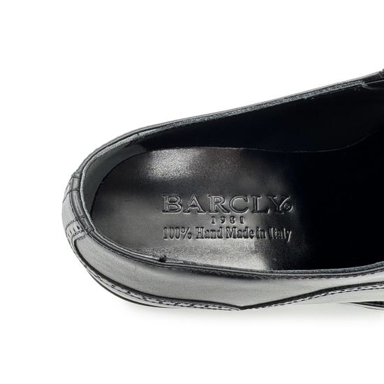 Туфли Barcly черные кожаные - фото 7, 08916 BAR NERO