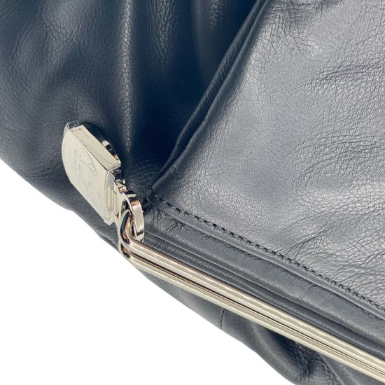 Сумка-рюкзак Renato Angi черная кожаная - фото 4, 