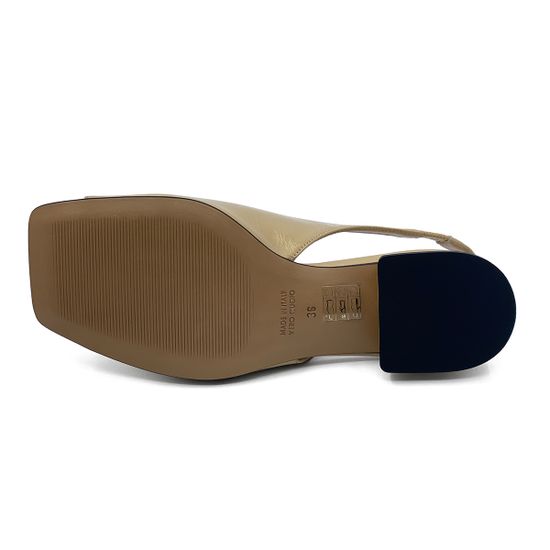 Босоножки MOTCLE кожаные песочного цвета - фото 4, MOT2272P MOT SAND