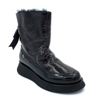 Ботинки Tuffoni черные из лакированной кожи Байка - фото 2, 1522090PF TUF NERO