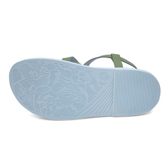 Босоножки CV COVER оливкового цвета кожаные - фото 4, 1621-5 COV