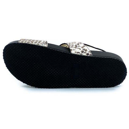 Босоножки Marzetti серые тиснение &quot;питон&quot; - фото 4, 