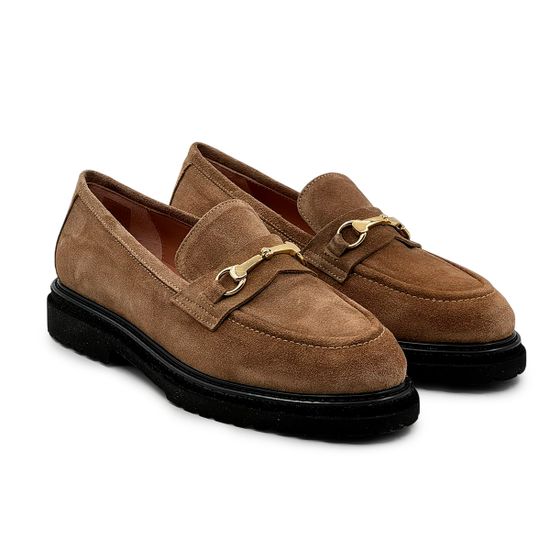 Лоферы MOT-CLE бежевые замшевые - фото 8, MOT3230 MOT CANGURO