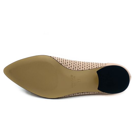 Туфли Donna Soft пастельно-розовые кожаные - фото 4, 