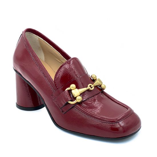 Туфли Mimmu бордовые наплак - фото 2, F807K0 MIM BORDO