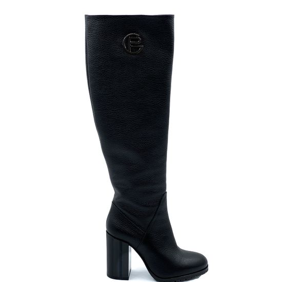 Сапоги Giorgio Piergentili кожа черная байка - фото 1, 394 GP NAPPA