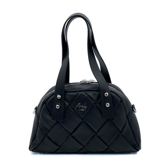 Сумка Renato Angi черная кожаная - фото 1, 