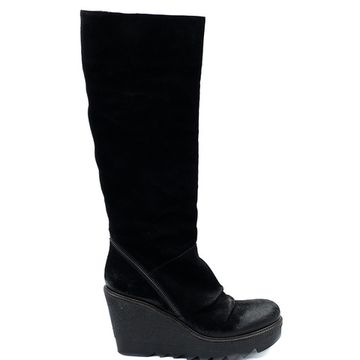 Сапоги Fru.it черные замшевые байка - фото 1, 1749BM FR