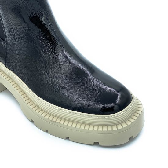 Ботинки Ilasio Renzoni черные наплак демисезонные - фото 5, 3738 IR