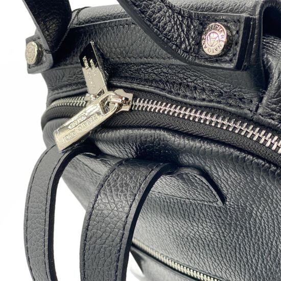 Сумка-рюкзак Renato Angi черная кожаная - фото 5, 