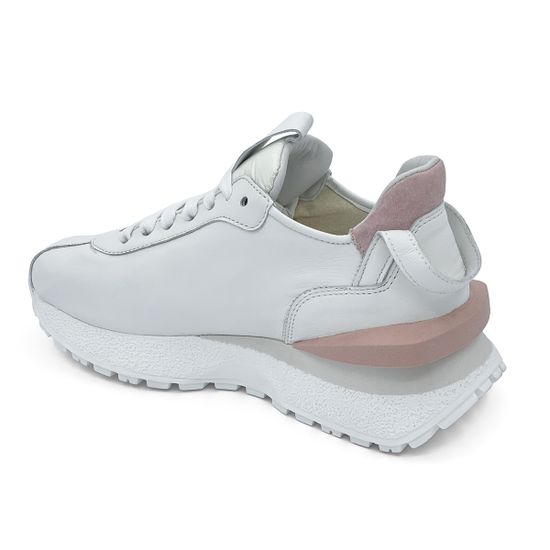 Кроссовки MIMMU бело-розовые кожаные N17 - фото 3, F937K2 MIM N17